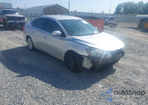 2017 Nissan Sentra S из США, поврежденный, VIN 3N1AB7AP2HY404828